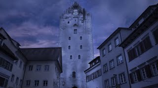 Interaktive Licht- und Soundprojektion zur Langen Nacht im Museumsviertel 2023