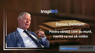 Dennis Deletant, autorul celei mai apreciate Istorii a României: „Sigur că o să votez”