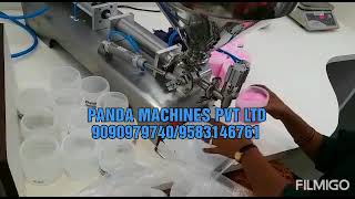 Filling machine for Cream Lotion, Syrup, Grease, Chawanprash, pickle, Shrikhand, Lassi, Oil, Ghee