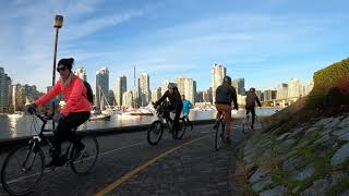 Winter bike ride in Vancouver, BC | December 2020