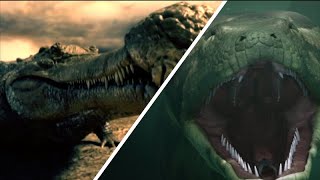 Sarcosuchus Vs Titanoboa - Who Would Win? / Documentary (English/HD)