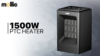 mollie - Stay Warm and Cozy with a Space Heater - A23-HT-004-BK