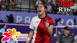 LIVE. Gregoria Mariska TUNJUNG (INA) VS (THN) Ratchanok INTANON |LI-NING HONGKONG OPEN 2024