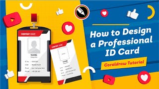 How to Design a Professional ID Card | Coreldraw Tutorial