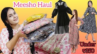 Meesho Haul | Honest Review | kurti,kurta set, saree,dress under ₹ 350 | office/ college #meeshohaul