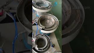 Multi vibrating counting bowl automatic filling sealing bagging packing machine running video