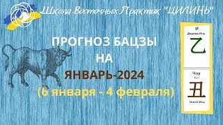 ПРОГНОЗ БАЦЗЫ НА ЯНВАРЬ 2024!!!ПО ЭЛЕМЕНТУ ЛИЧНОСТИ И ПО ГОДУ РОЖДЕНИЯ!!!