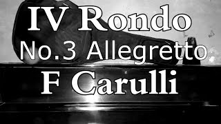 F Carulli - IV Rondo No.3 Allegretto with TAB Guitar