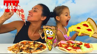 Пицца челлендж с зефиром и шоколадом PIZZA CHALLENGE