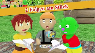 BlockxBuddys Kinderfilme auf Deutsch 😀 Jürgens neuer Kartentrick | Spielen mit Papierfliegern