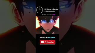 Sung Jinwoo From solo leveling [AMV] || Nf the search #anime #viral #shorts