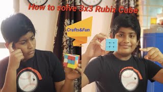 How to solve a 3x3 Rubix Cube in 5 minutes!!!