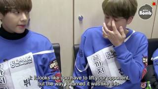 [ENG SUB] Bangtan bomb- the challenge to 'SsireumKorean Wrestling'