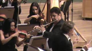 James Strauss play's  Arutiunian Flute Concerto