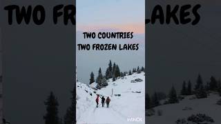 TWO COUNTRIES TWO FROZEN LAKES!#india #kazakhstan