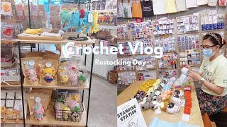 Crochet Vlog | Restocking Day | Come to our partner stores with me | Amigurumi business | Crochet