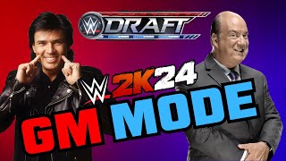 I NEED A NEW PROFFESSION! - WWE2K24 GM Mode (The Draft / Hell in a Cell)