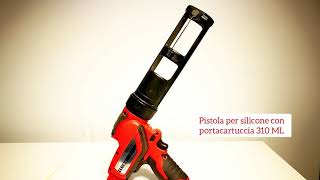 Pistola per silicone con portacartuccia 310 ML