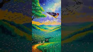 🎵🐦 Singing birds  - AI Daily - 09.23.23 - #ai #video #art #impressionism