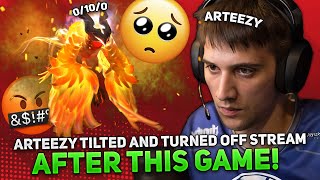 ARTEEZY TILTED and TURNED OFF STREAM AFTER THIS GAME on PHOENIX!