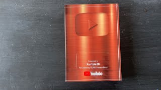 BRONZE YOUTUBE PLAY BUTTON FOR 10,000 SUBSCRIBERS | THANK YOU!