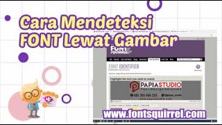 Cara Mendeteksi FONT lewat Gambar.....