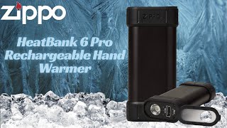 Zippo HeatBank® 6 Pro Rechargeable Hand Warmer