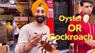 🪳 ये Cockroach है ?🪳Oyster 🦪 है | Istanbul Turkey 🇹🇷|| #streetfood