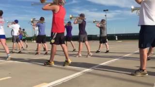 Bearcat Regiment 8's and 8's Backward March