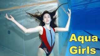 Swimsuit Girl Pool Dive