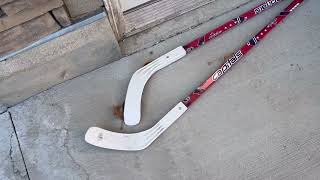 Franklin Sports NHL Team Vinyl Street Hockey Stick, Great Hockey Sticks, Ice or Street  REVIEW