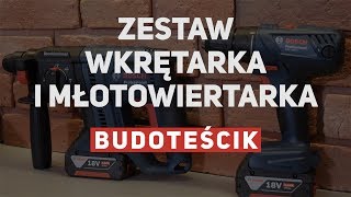 Zestaw Bosch - wkrętarka GSR 180-LI i młotowiertarka GBH 180-LI