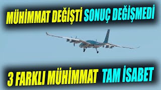 Tek sefer, 3 farklı mühimmat, aynı sonuç: TAM İSABET - Bayraktar Akıncı - Savunma Sanayi - BAYKAR