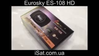 Внешний вид спутникового HD ресивера Eurosky ES-108 HD