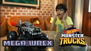 New Hot Wheels Monster Truck Mega Wrex, Unboxing, Top Review