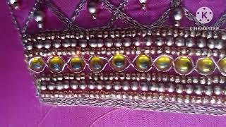 Maruthi Hand Embroidery(kundan chukkudu design)