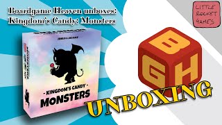 Boardgame Heaven Unboxing 192: Kingdom's Candy: Monsters (Little Rocket Games)