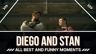 Diego and Stan - All Funny & Best Moments [The Umbrella Academy] Season 3