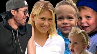 Enrique Iglesias with his family Anna Kournikova and 3 children (Nicholas, Lucy and Mary) - Hero ❤️