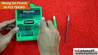 Obeng Set Presisi
30 PCS TEKIRO / Obeng Jam