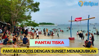 Pantai Tiska, Pantai Eksotis dengan Panorama Sunset yang Memukau di Bandar Lampung