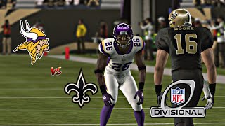 THE LOUISIANA MIRACLE Madden 11 | New Orleans Saints Franchise vs. Vikings NFC Divisional Round 2010