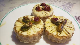 حلويات عيد الفطر 🍰 مشكلة على اصولها طرية و معسلة مع طريقة تشكيلها بسهولة و سر نجاحها