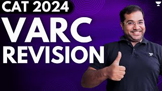 How to Nail CAT 2024 VARC revision!