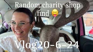 Real life vlogs I found a moose 🫎 in the charity shop 😂😂😂 20 June 2024