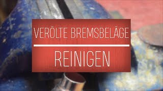 Verölte Bremsbeläge reinigen/säubern 🛠 Heimwerker SPEZIAL