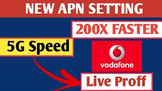 How To Increase Vodafone Net Speed | Vodafone APN Setting For Fast Internet | Vodafone APN