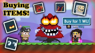 I LOST my DLs to these ITEMS! SCAM or WORTH? RIP! (Buying/Spending) | Growtopia