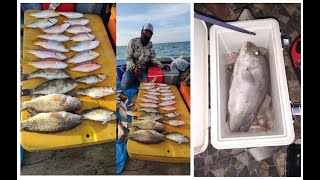 Puas mancing di lapak baru, perairan timur dari kota Medan.