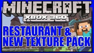 Minecraft - NEW Texture Pack & Restaurant added to Huge Hotel!